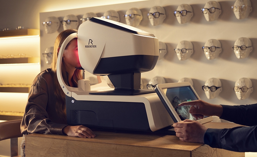 Scanare biometrică cu Rodenstock DNEye® Scanner